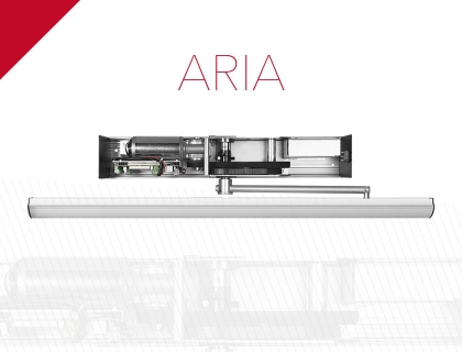 ARIA est la nouvelle ligne pour portes battantes développée par MYONE